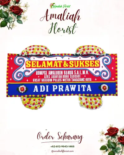 Karangan Bunga Ucapan Selamat di Siwalubanua I