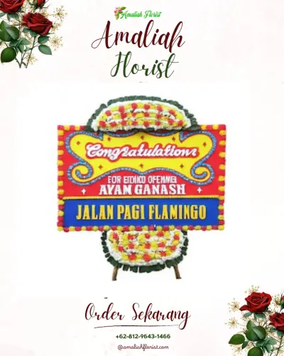 Bunga Papan Congratulation di Siwalubanua I